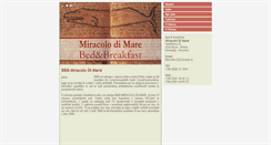 Desktop Screenshot of miracolodimare.si